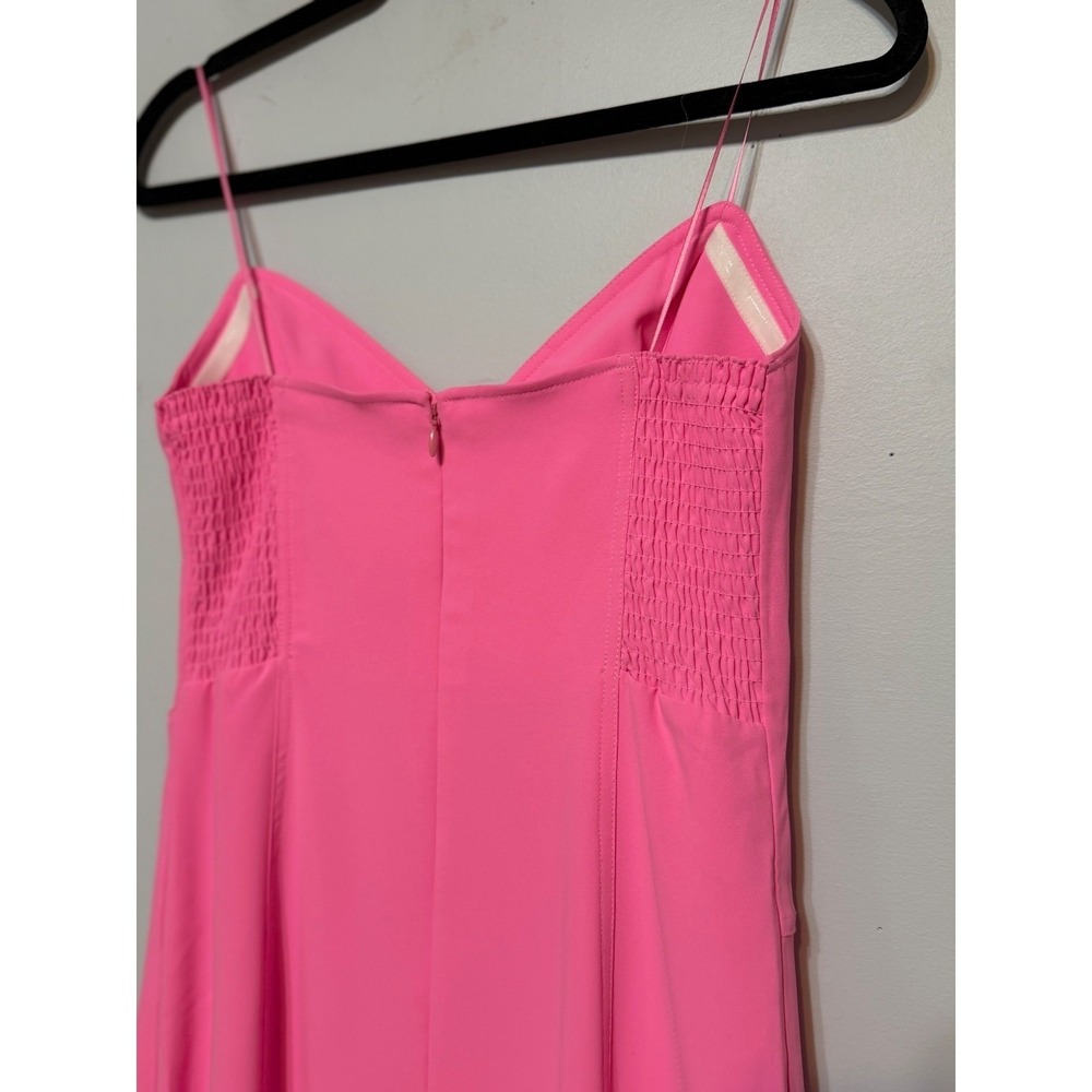 Amanda Uprichard Barbiecore High Low Gown Women Small Coquette Wedding Guest - Picture 6 of 9